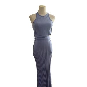 Jonathan Simkhai Cut Out Midi Slit one side Dress Size M
